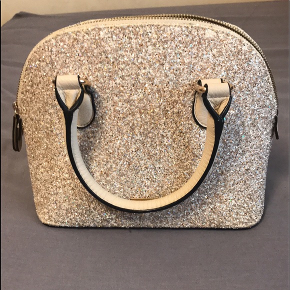 White Glitter Purse - Picture 2 of 4